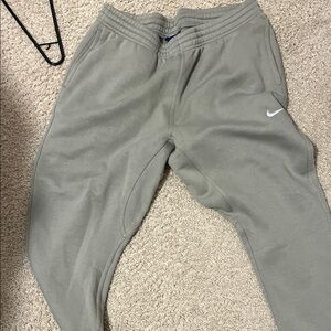 Nike men Light Green joggers